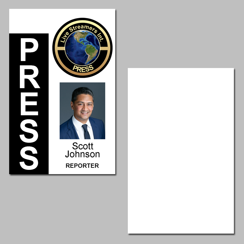 Press Pass - Prop Replica